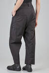 pantalone ampio in pelle ovo di cotone - RUNDHOLZ 
