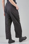 pantalone ampio in pelle ovo di cotone - RUNDHOLZ 