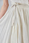 gonna a pieghe, sotto al ginocchio, in voile lavato di cotone glitterato - RUNDHOLZ 
