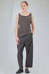 long and soft tank top in gauzed tussah silk jersey - RUNDHOLZ 