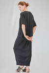 t-shirt lunga e ampia in maglia rasata di cotone - KNIT KNIT 
