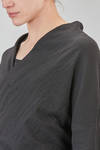 short and wide cardigan in cotton, polyester and nylon knit with wavy texture - KNIT KNIT 
