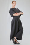 hip-lenght t-shirt, wide and narrower at the bottom, in elastic recycled polyester and nylon knit - CFCL 