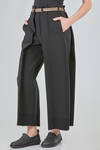pantalone ampio in maglia rib di poliestere riciclato - CFCL 