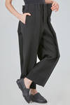 pantalone ampio in maglia rib di poliestere riciclato - CFCL 
