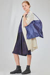 big sack shopper bag in crinkled cotton satin with metal core - ZILLA 