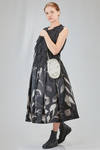 borsa-pochette a piccolo ovale in satin stropicciato di cotone con anima metallica - ZILLA 