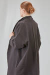 giacca a kimono lungo e ampio in seersucker e cotone - CHRISTINE MOREAU 