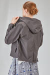 blouson corto e ampio in tela di poliammide e poliuretano e in tela di poliestere - KIMONORAIN 