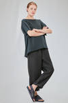 long and wide sweater in light cotton fleece - CINI 