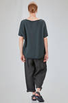long and wide sweater in light cotton fleece - CINI 