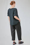 long and wide sweater in light cotton fleece - CINI 