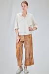 camicia lunga e ampia in mussola leggerissima di cotone lavato - 6167 STUDIO SHIRT 