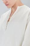 camicia lunga e ampia in mussola leggerissima di cotone lavato - 6167 STUDIO SHIRT 