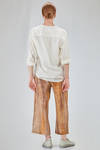camicia lunga e ampia in mussola leggerissima di cotone lavato - 6167 STUDIO SHIRT 