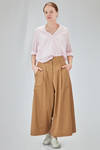 camicia lunga e ampia in mussola leggerissima di cotone lavato - 6167 STUDIO SHIRT 