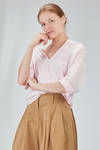 camicia lunga e ampia in mussola leggerissima di cotone lavato - 6167 STUDIO SHIRT 