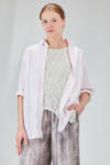 camicia lunga e ampia in popeline millerighe leggerissimo di cotone lavato - 6167 STUDIO SHIRT 
