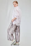 camicia lunga e ampia in popeline millerighe leggerissimo di cotone lavato - 6167 STUDIO SHIRT 