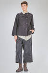 long and wide jacket/shirt in lightweight washed wool - ATELIER SUPPAN 