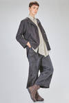 long and wide jacket/shirt in lightweight washed wool - ATELIER SUPPAN 
