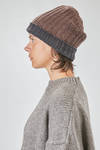 berretto in maglia morbidissima di lana merino extrafine e cachemire tinta a mano - AVANT TOI 