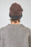 berretto in maglia morbidissima di lana merino extrafine e cachemire tinta a mano - AVANT TOI 