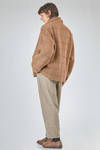 giacca al fianco, ampia, in maglia tweed di lana, cachemire, yak, nylon ed elastan - BOBOUTIC 