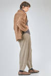 giacca al fianco, ampia, in maglia tweed di lana, cachemire, yak, nylon ed elastan - BOBOUTIC 