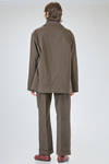 giacca/camicia lunga e dritta in twill pesante di cotone - CINI 