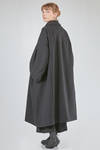 cappotto lungo e ampio in panno di poliestere - COMME des GARÇONS - COMME des GARÇONS 