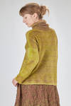 maglia al fianco, morbida e lievemente svasata, in garza di cachemire tutta sfumata - F-CASHMERE by FISSORE 