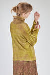 maglia al fianco, morbida e lievemente svasata, in garza di cachemire tutta sfumata - F-CASHMERE by FISSORE 
