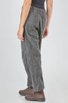 pantalone morbido in denim stinto di cotone ed elastan - FORME D' EXPRESSION 