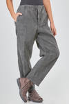 pantalone morbido in denim stinto di cotone ed elastan - FORME D' EXPRESSION 