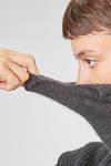 collo in maglia stretch morbidissima e melange di cachemire, seta, nylon ed elastan - ISABEL BENENATO 