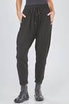 soft trousers in viscose and elastane knit jersey like - ISABEL BENENATO 
