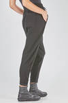 soft trousers in viscose and elastane knit jersey like - ISABEL BENENATO 