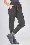 soft trousers in viscose and elastane knit jersey like - ISABEL BENENATO 