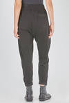 soft trousers in viscose and elastane knit jersey like - ISABEL BENENATO 