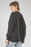 long 'sculpture' tunic in stretch nylon and polyurethane velvet - JUNYA WATANABE 