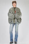 long and wide 'sculpture' bomber in nylon twill padded with polyester wadding - JUNYA WATANABE 