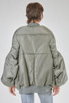 long and wide 'sculpture' bomber in nylon twill padded with polyester wadding - JUNYA WATANABE 