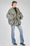 long and wide 'sculpture' bomber in nylon twill padded with polyester wadding - JUNYA WATANABE 