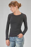 basic t-shirt, hip-lenght, lean, in stretch nylon jersey - JUNYA WATANABE 
