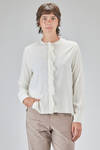 long and straight shirt in silk and elastan satin - KRISTENSEN DU NORD 