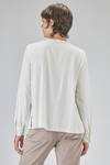 long and straight shirt in silk and elastan satin - KRISTENSEN DU NORD 