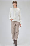 long and straight shirt in silk and elastan satin - KRISTENSEN DU NORD 