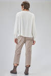 long and straight shirt in silk and elastan satin - KRISTENSEN DU NORD 