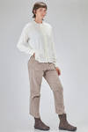 long and straight shirt in silk and elastan satin - KRISTENSEN DU NORD 